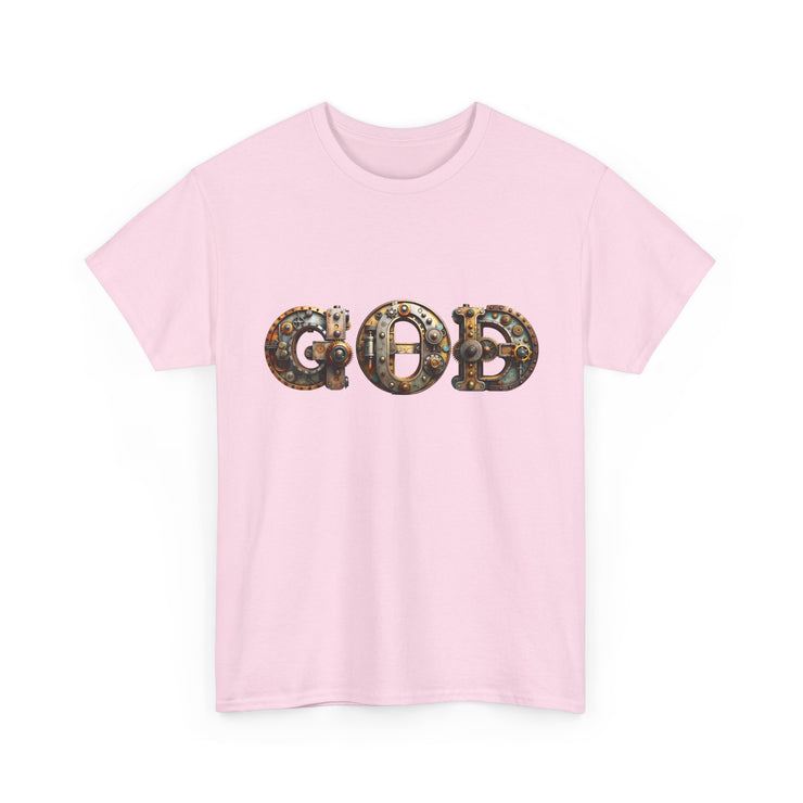 Unisex Heavy Cotton Tee, Inspirational Gift, Casual Wear, Street Style, Spiritual Apparel, Everyday Comfort