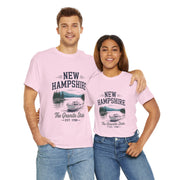 New Hampshire Adventure Tee - Unisex Heavy Cotton Tee, Vintage State Shirt, Nature Lover Gift, USA States Design