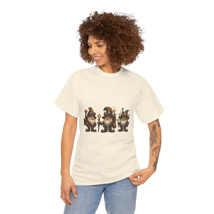 Unisex Heavy Cotton Tee, Funny T-Shirt, Cute Gift, Casual Wear, Gnome Lovers, Birthday Gift, Nature Enthusiast