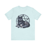 Gothic Wolf Tee | Unisex Graphic Shirt, Casual Outfit, Halloween Gift, Spooky Style, Animal Lover Apparel