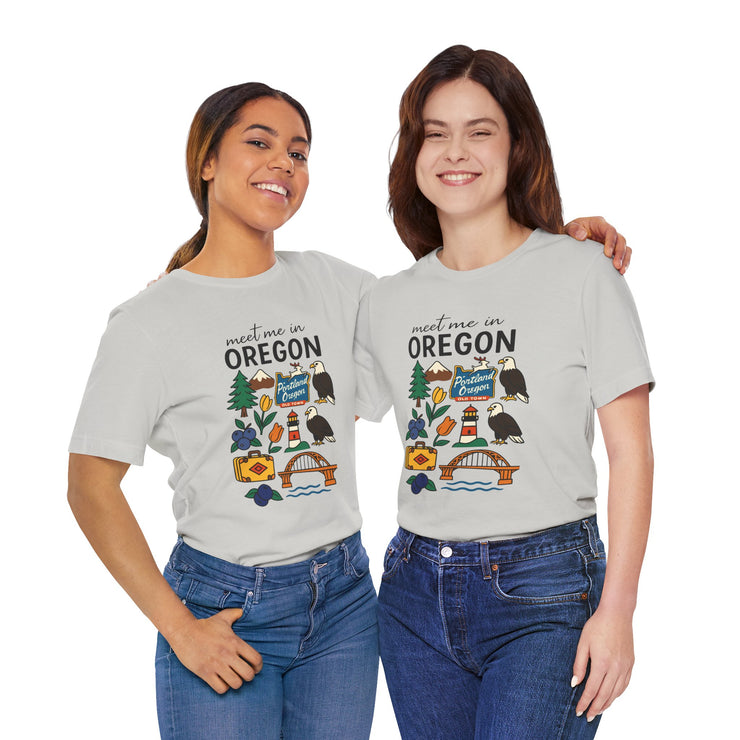Oregon State Pride Tee, Explore Oregon T-Shirt, Travel Souvenir Shirt, USA States Design