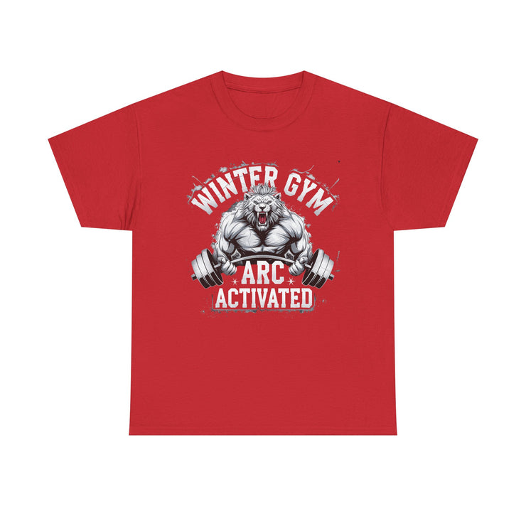 Winter Gym Arc Activated T-Shirt | Unisex Heavy Cotton Tee for Fitness Enthusiasts, Casual Wear, Weightlifting Gift, Workout Apparel, [...]
