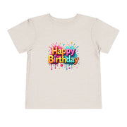 Happy Birthday Toddler Tee, Kids Birthday Gift, Short Sleeve Tee, Birthday Outfit, Toddler Shirt, Celebration Apparel