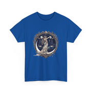 Moonlit Goddess Tee - Ethereal Cotton Shirt, Unisex T-Shirt, Celestial Graphic Tee, Bohemian Style Top, Vintage Art Apparel