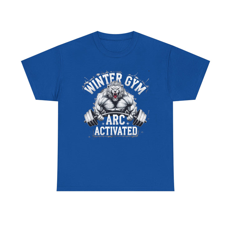 Winter Gym Arc Activated T-Shirt | Unisex Heavy Cotton Tee for Fitness Enthusiasts, Casual Wear, Weightlifting Gift, Workout Apparel, [...]