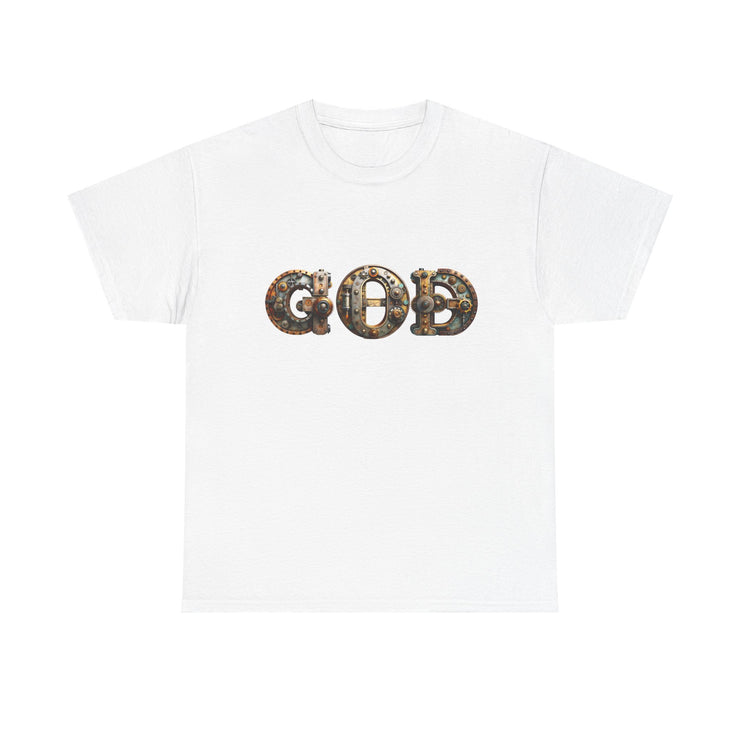 Unisex Heavy Cotton Tee, Inspirational Gift, Casual Wear, Street Style, Spiritual Apparel, Everyday Comfort