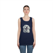 Golden Retriever Tank Top - Perfect for Dog Lovers, Casual Wear, Summer Outings, Pet Lovers Gift, Outdoor Adventures
