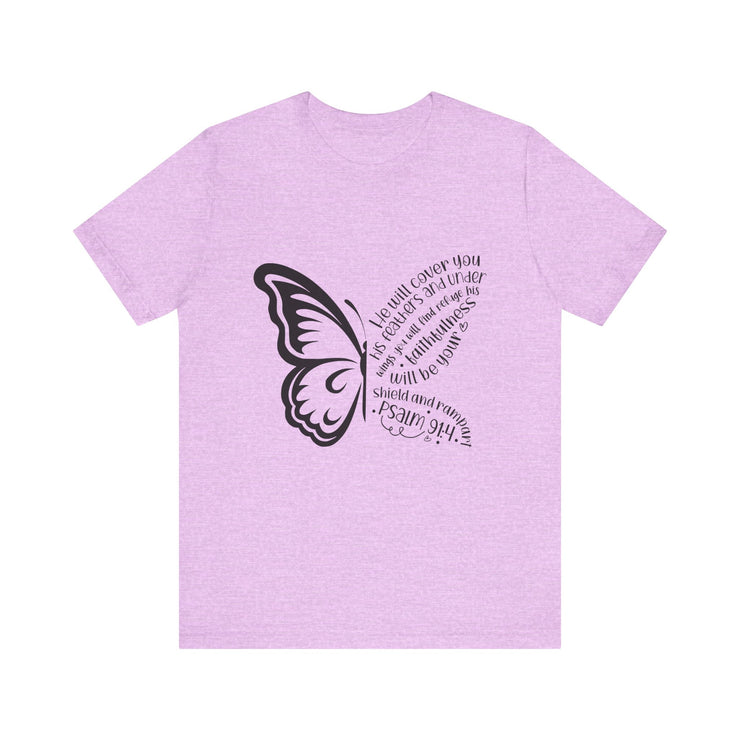 Inspirational Quote Tee, Motivational Shirt, Unisex Graphic T-Shirt, Gift for Her,Butterfly Love