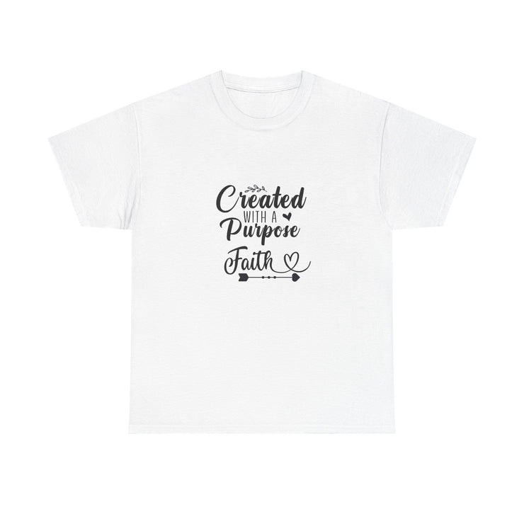 Faith-Inspired Unisex Heavy Cotton Tee, Motivational Shirt, Gift for Believers, Spiritual Wear, Affirmation Clothing