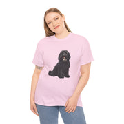 Dog Lover Unisex Heavy Cotton Tee, Pet Owner Gift, Cute Dog Shirt, Casual Wear, Animal Lover Tee, Everyday Comfort