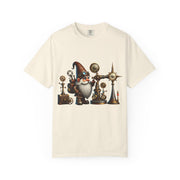 Steampunk Gnome T-shirt, Unique Graphic Tee for Fantasy Lovers, Gift for Birthdays, Everyday Wear, Unisex Casual Top