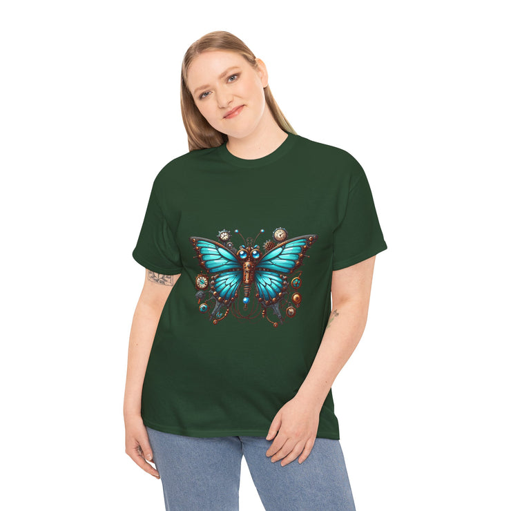 Butterfly Graphic Tee, Vintage-Inspired Shirt, Nature Lover's Gift, Spring Fashion, Eco-Friendly Unisex Tee