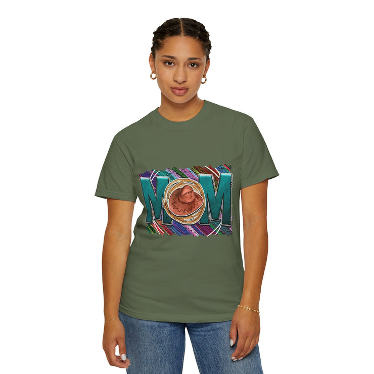 Mom-Themed Unisex Garment-Dyed T-shirt, Gift for Mothers Day, Birthday, Family Gatherings, Casual Wear, Mothers Day Design
