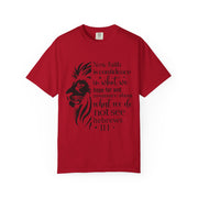 Faith-Inspired Unisex T-Shirt, Inspirational Quote Tee, Confidence T-Shirt, Biblical Verse Apparel, Casual Faith Clothing, Motivational Design Christain Design,