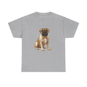 Cute Dog Lover Tee, Unisex Heavy Cotton Tee, Pet Owner Gift, Casual Dog Shirt, Dog-Themed Apparel, Everyday Wear