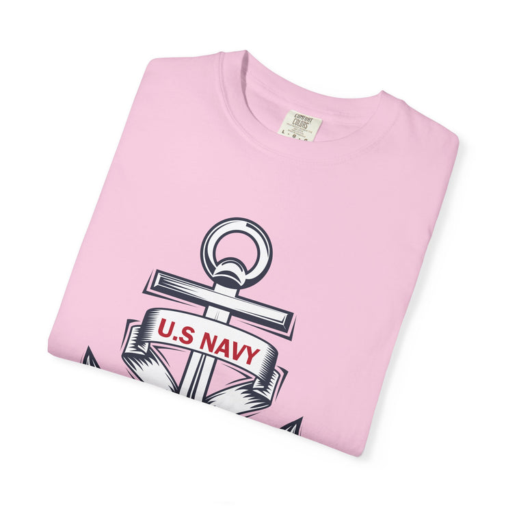 Unisex T-Shirt with U.S. Navy Anchor Design, Casual Tee, Maritime Gift, Sailor Apparel, Patriotic Wear, Summer Style