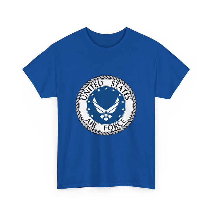 US Air Force Unisex Heavy Cotton Tee - Patriotic Apparel, Veteran Gift, Military T-Shirt, Casual Wear, Everyday Comfort