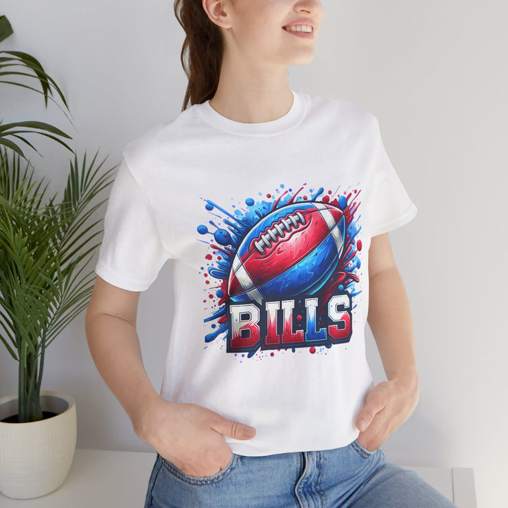 Bills Football Tee, Unisex Sports Shirt, Game Day Apparel, Team Spirit Wear, Gift for Fans, Sports Design