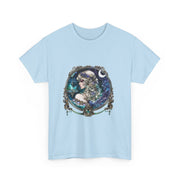 Mystical Moon Goddess Tee - Unisex Heavy Cotton Tee, Celestial Shirt, Boho Fashion, Witchy Clothing, Gift for Her