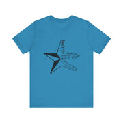 Inspirational Star Graphic Tee | Motivational Unisex Jersey Shirt, Casual Wear, Gift for Friends, Christian Design