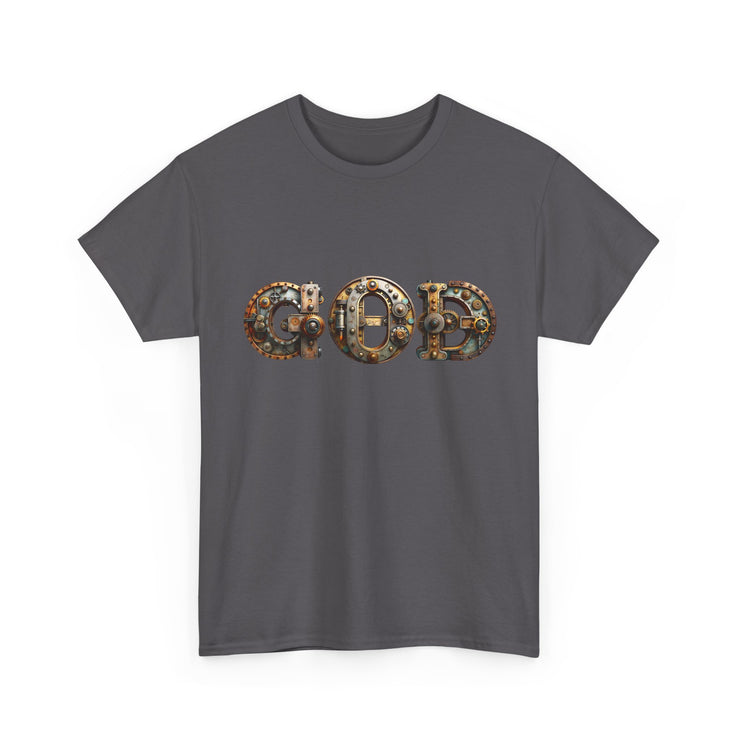 Unisex Heavy Cotton Tee, Inspirational Gift, Casual Wear, Street Style, Spiritual Apparel, Everyday Comfort