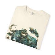 Bohemian Bull T-Shirt, Artistic Graphic Tee, Unisex Shirt for Cow Lovers, Gift for Occasions, Casual Wear, Eco-Friendly Style