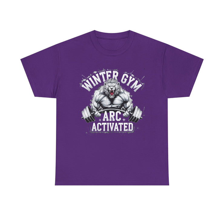 Winter Gym Arc Activated T-Shirt | Unisex Heavy Cotton Tee for Fitness Enthusiasts, Casual Wear, Weightlifting Gift, Workout Apparel, [...]