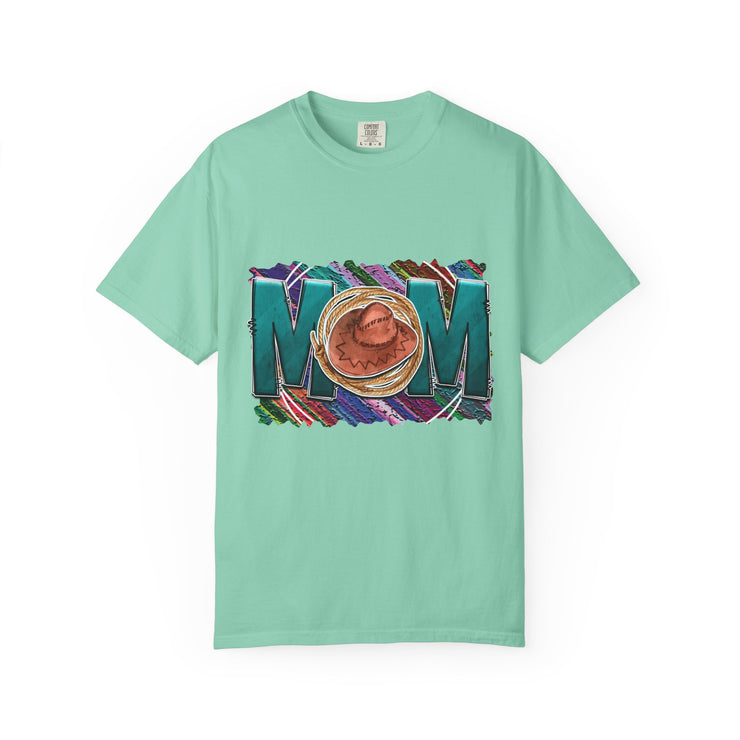 Mom-Themed Unisex Garment-Dyed T-shirt, Gift for Mothers Day, Birthday, Family Gatherings, Casual Wear, Mothers Day Design