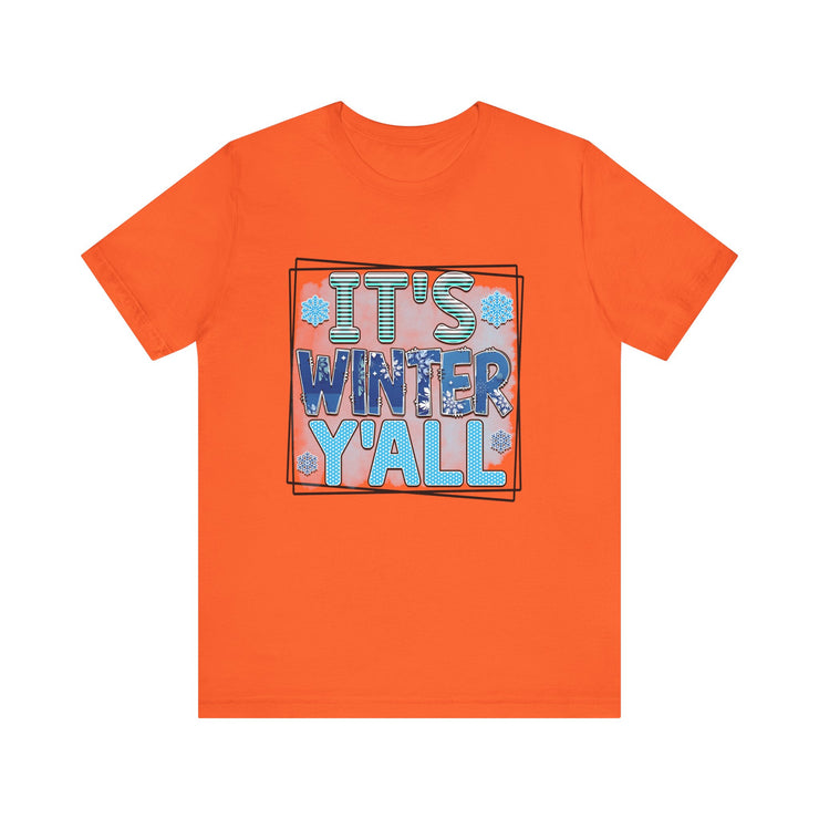 Winter Wonderland Unisex Tee, Cozy Winter Shirt, Holiday Gift for Friends, Seasonal Apparel, Cute Winter Graphic Tee