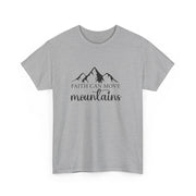 Faith Unisex Heavy Cotton Tee, Inspirational Shirt, Gift for Believers, Faith-Based Apparel, Motivational Top, Christian Tee