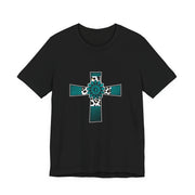 Stylish Religious Cross Tee, Unisex Trendy Shirt for Faith & Inspiration, Perfect Gift for Easter, Baptism, or Everyday Wear