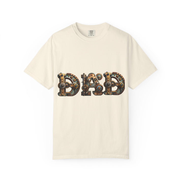 Dad Themed Garment-Dyed T-Shirt, Unique Gift for Father's Day, Casual Wear, Perfect for Dads, Everyday Comfort Tee