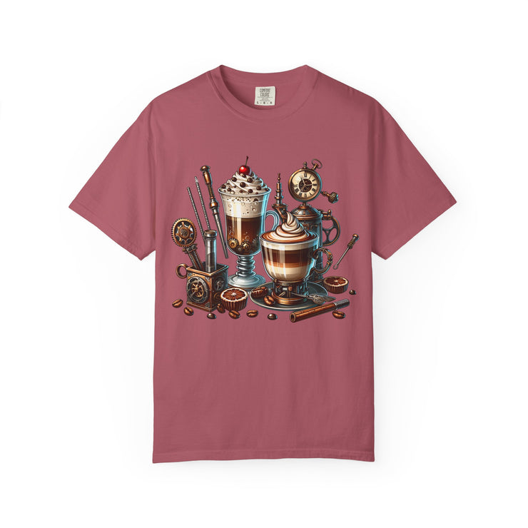 Coffee Lovers Unisex T-shirt, Cozy Café Style, Gift for Baristas, Perfect for Birthdays, Fun Beverage Art Tee