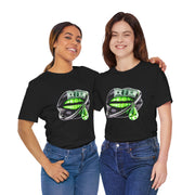 Green Glam Lip Graphic Tee | Unisex Jersey Short Sleeve Shirt, Fashion Tee, Trendy T-shirt, Gift for Her, Casual Wear