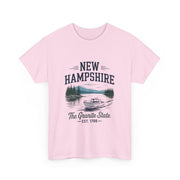 New Hampshire Adventure Tee - Unisex Heavy Cotton Tee, Vintage State Shirt, Nature Lover Gift, USA States Design