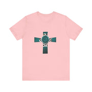 Stylish Religious Cross Tee, Unisex Trendy Shirt for Faith & Inspiration, Perfect Gift for Easter, Baptism, or Everyday Wear