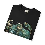 Bohemian Bull T-Shirt, Artistic Graphic Tee, Unisex Shirt for Cow Lovers, Gift for Occasions, Casual Wear, Eco-Friendly Style