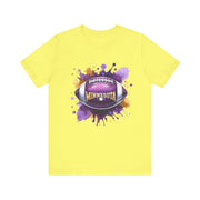Minnesota Football Splash Tee, Unisex Short Sleeve, Sports Fan Shirt, Game Day Apparel, Football Design, Sports Design