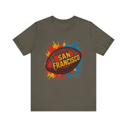 San Francisco Football Tee | Unisex Short Sleeve Shirt for Fans, Game Day Apparel, Sports Design, Casual Wear,