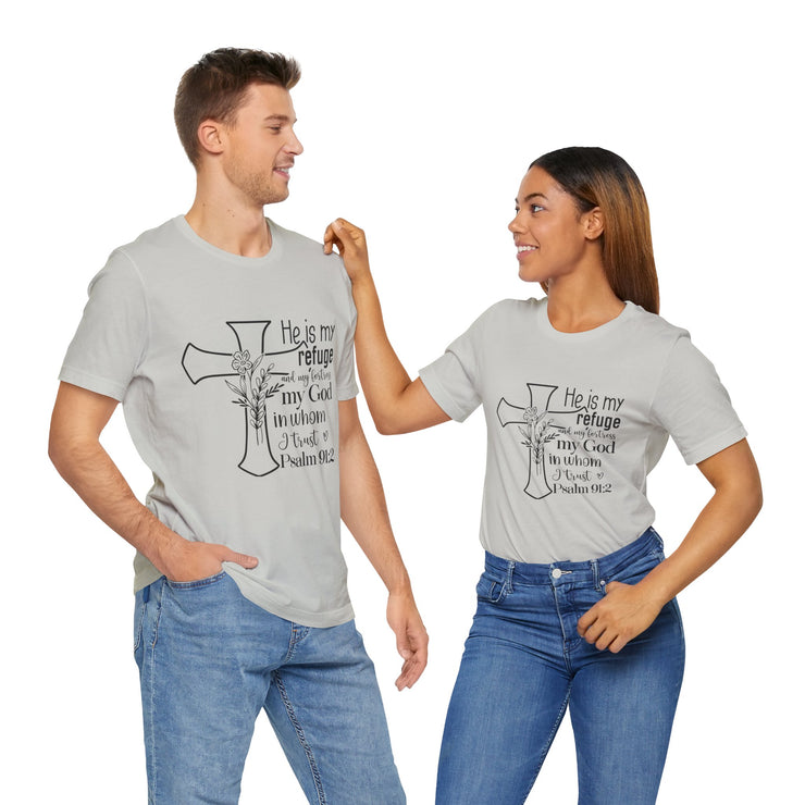 Faith-Inspired Unisex Short Sleeve Tee, Inspirational Shirt, Christian Apparel, Religious Gifts, Scripture T-Shirt