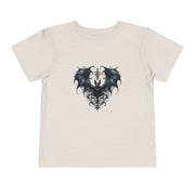 Gothic Dragon Toddler Tee, Cute Kids Shirt, Toddler Short Sleeve Tee, Unique Gift Idea, Halloween Outfit, Trendy Kids Apparel