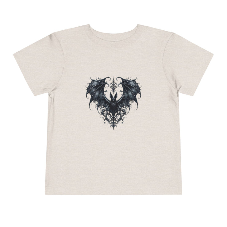 Gothic Dragon Toddler Tee, Cute Kids Shirt, Toddler Short Sleeve Tee, Unique Gift Idea, Halloween Outfit, Trendy Kids Apparel