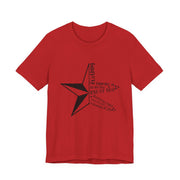 Inspirational Star Graphic Tee | Motivational Unisex Jersey Shirt, Casual Wear, Gift for Friends, Christian Design