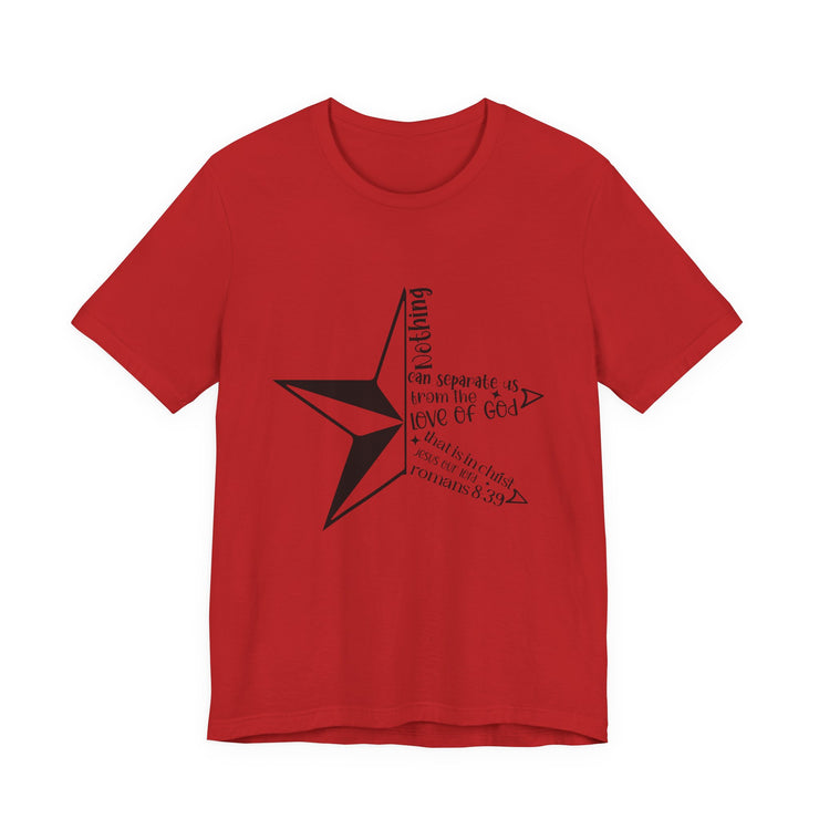 Inspirational Star Graphic Tee | Motivational Unisex Jersey Shirt, Casual Wear, Gift for Friends, Christian Design