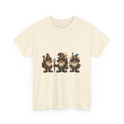 Unisex Heavy Cotton Tee, Funny T-Shirt, Cute Gift, Casual Wear, Gnome Lovers, Birthday Gift, Nature Enthusiast