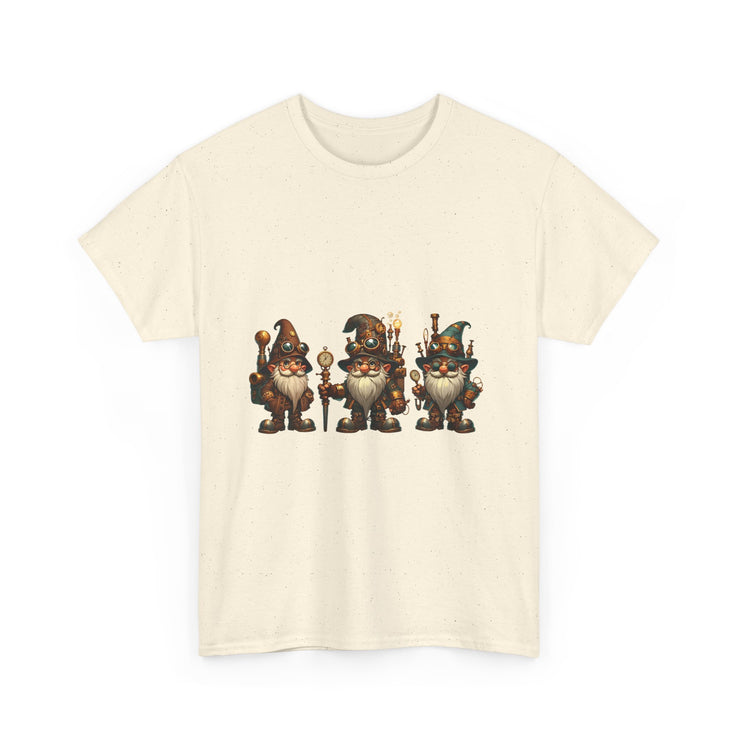 Unisex Heavy Cotton Tee, Funny T-Shirt, Cute Gift, Casual Wear, Gnome Lovers, Birthday Gift, Nature Enthusiast
