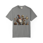 Steampunk Gnome T-shirt, Unique Graphic Tee for Fantasy Lovers, Gift for Birthdays, Everyday Wear, Unisex Casual Top