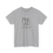 Unisex Heavy Cotton Tee, Christain Design, Motivational, Inspritional Design