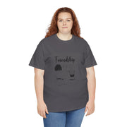 Friendship Unisex Heavy Cotton Tee - Perfect Gift for Friends, Casual Wear, Celebration Tees, Summer Fashion, Unique Friendship Gift