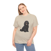 Dog Lover Unisex Heavy Cotton Tee, Pet Owner Gift, Cute Dog Shirt, Casual Wear, Animal Lover Tee, Everyday Comfort